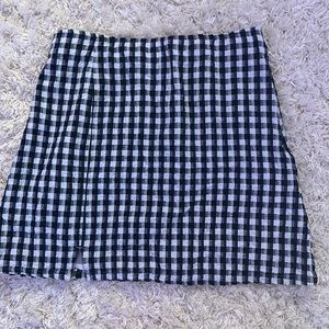 plaid skirt